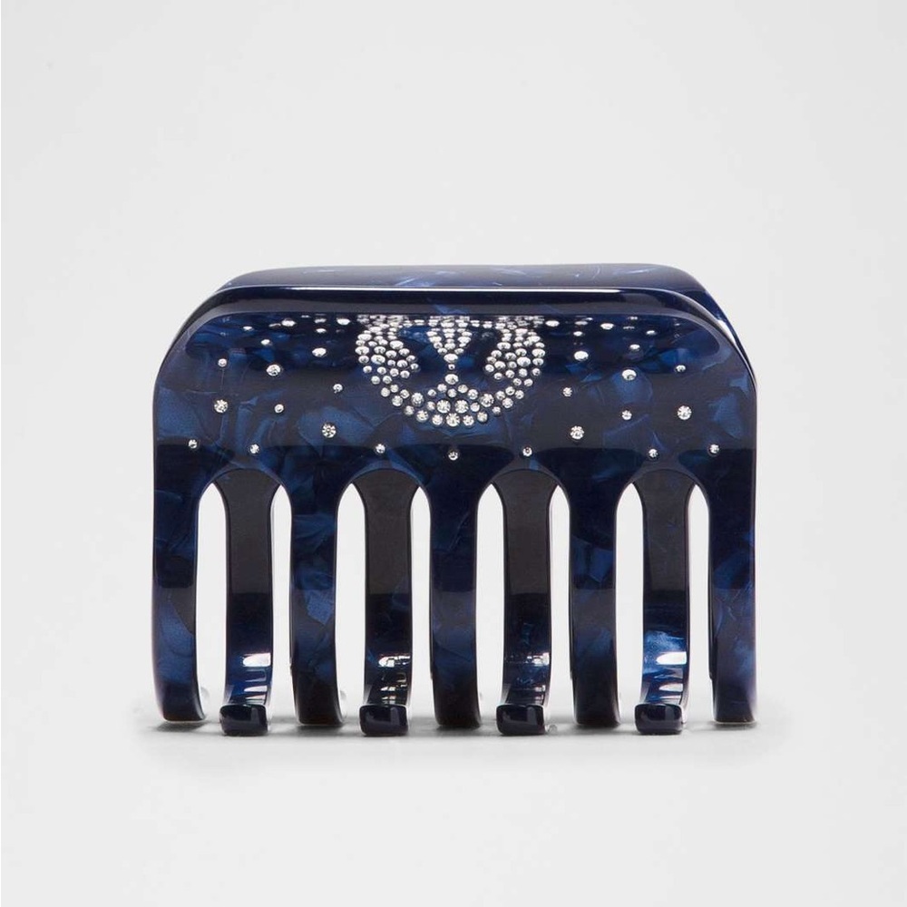 NWT Lululemon Criss-Cross Claw Clip *Rhinestones
Hero Blue / Gatsby Blue - Picture 4 of 6